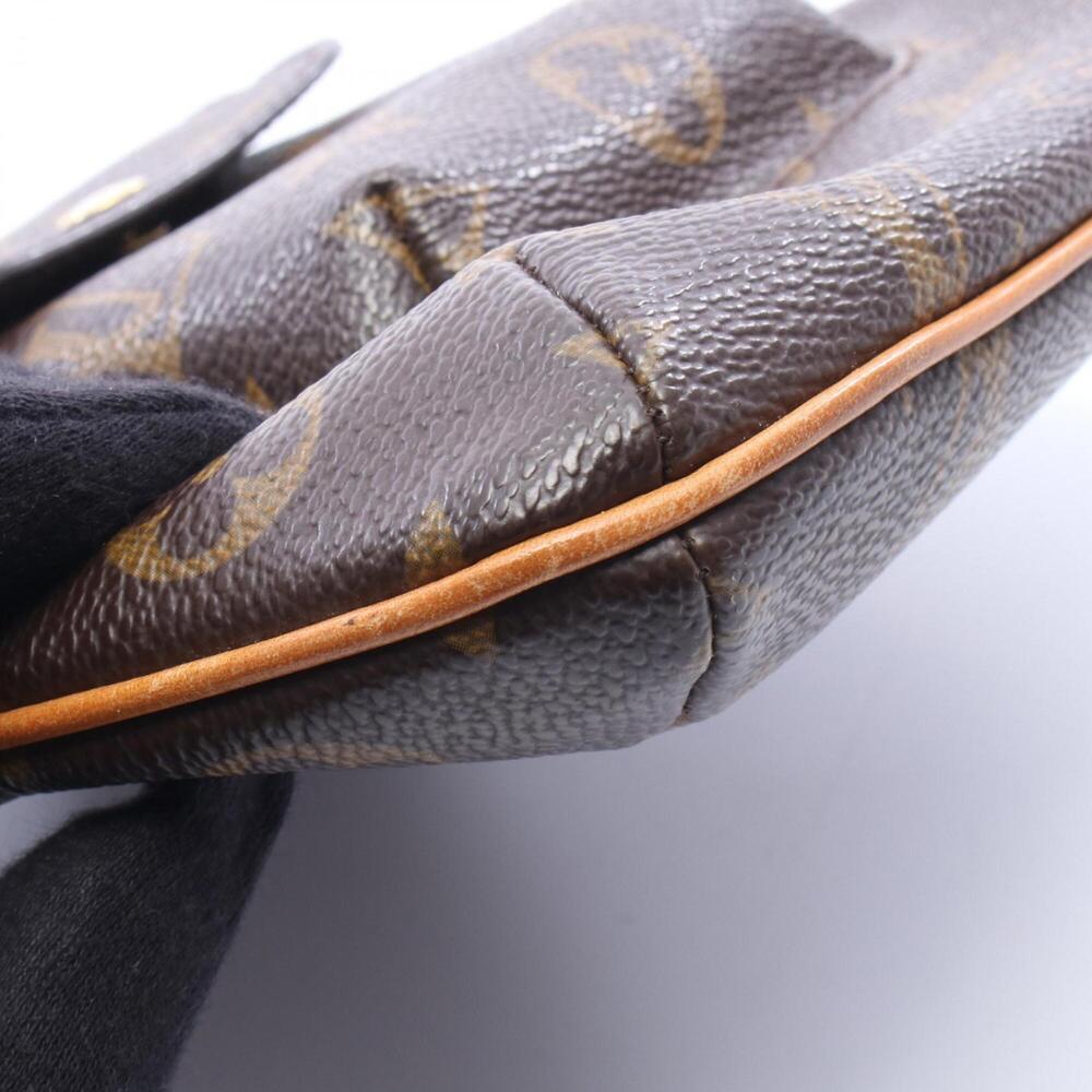 LOUIS VUITTON Authentic Brown Monogram Leather Pouch - Picture 5 of 7